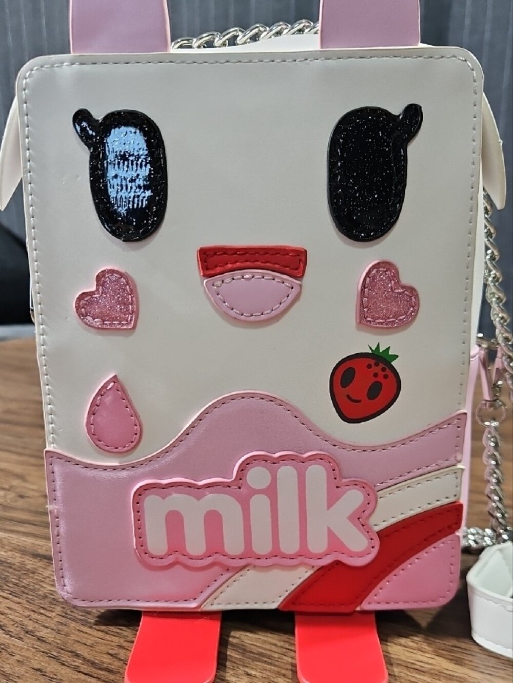 Tokidoki Strawberry Milk Crossbody Bag Kawaii Purse